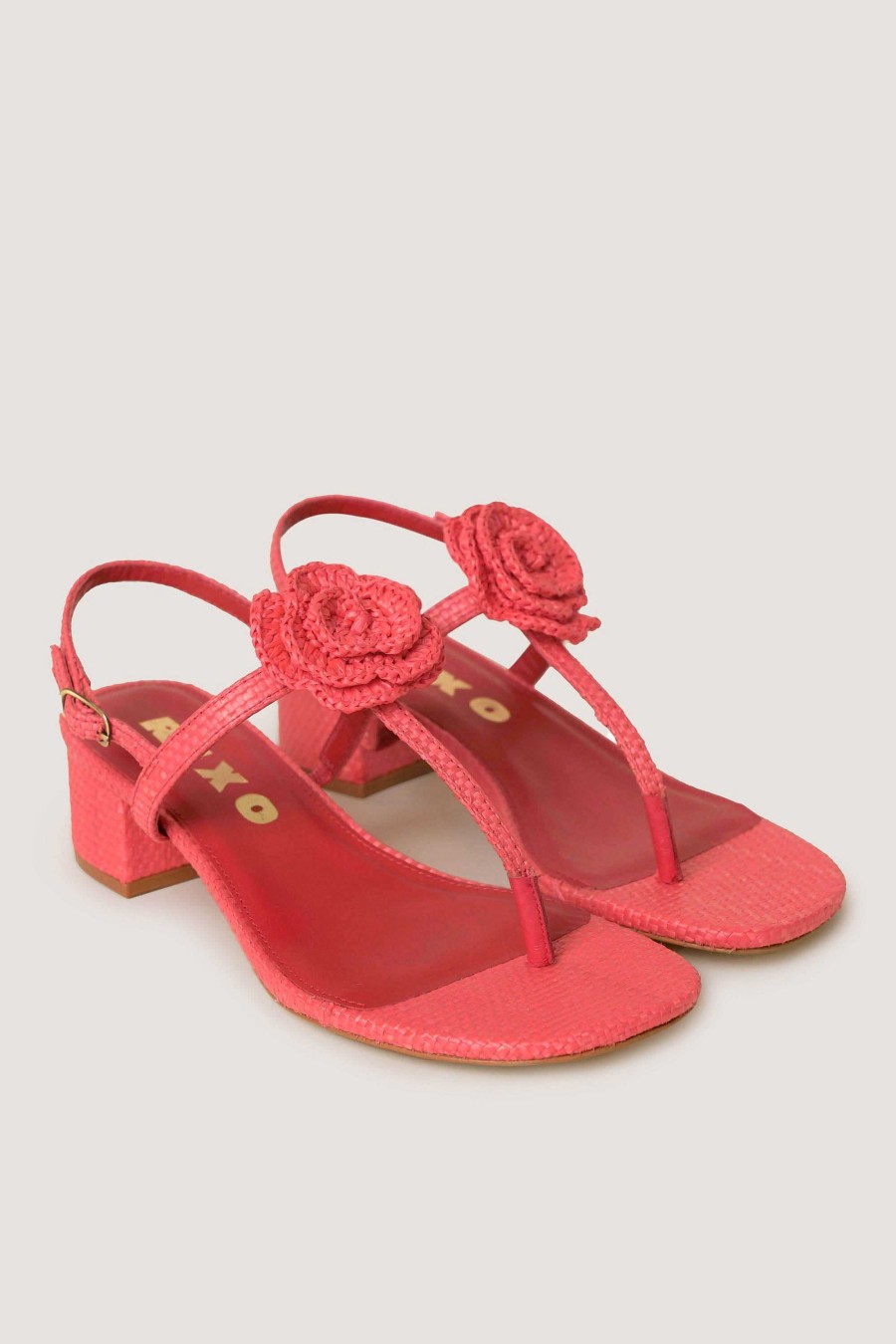 RIXO Kasey Raffia Sandals | Shoes