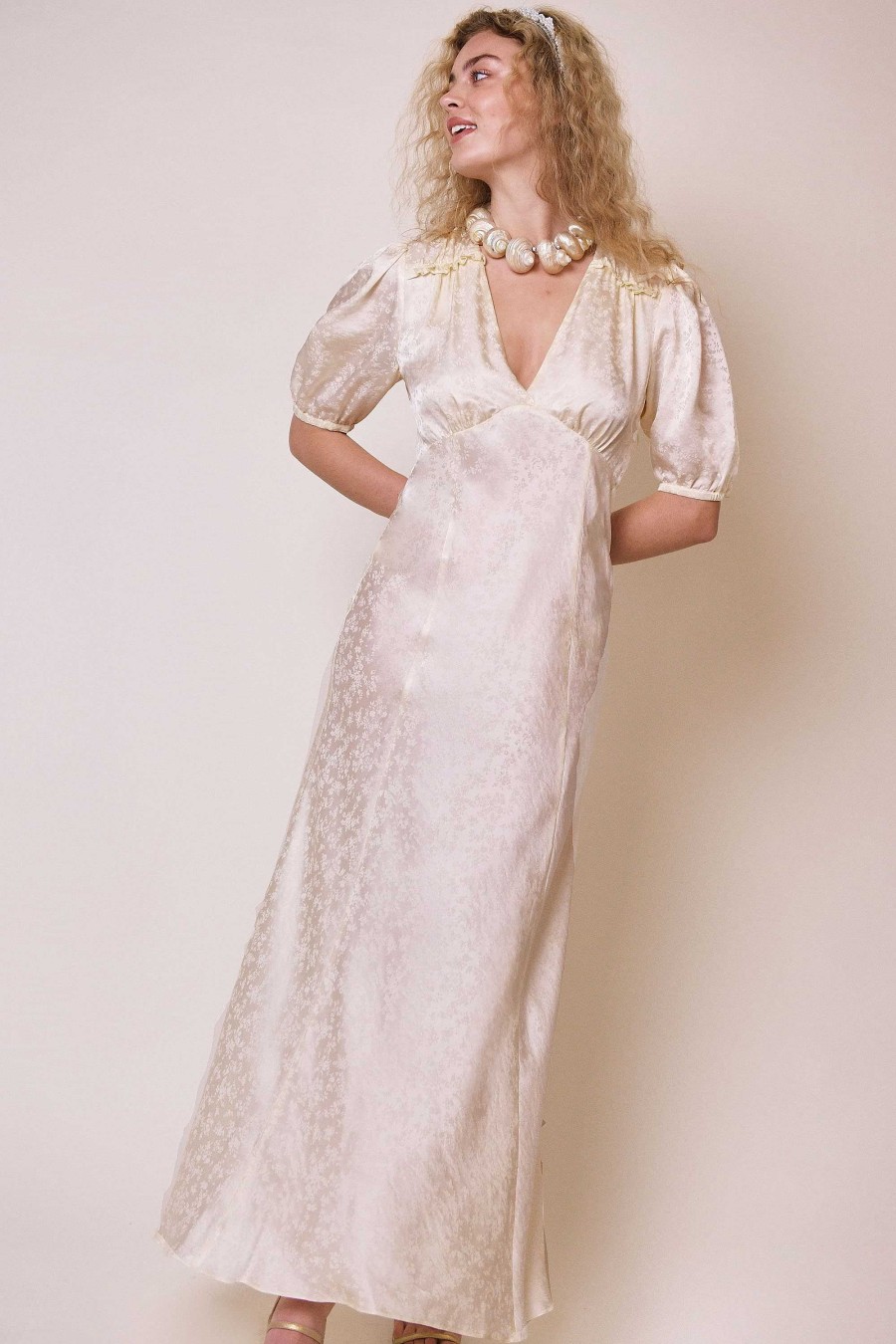 RIXO Blanca Silk-Jacquard Gown | Ceremony