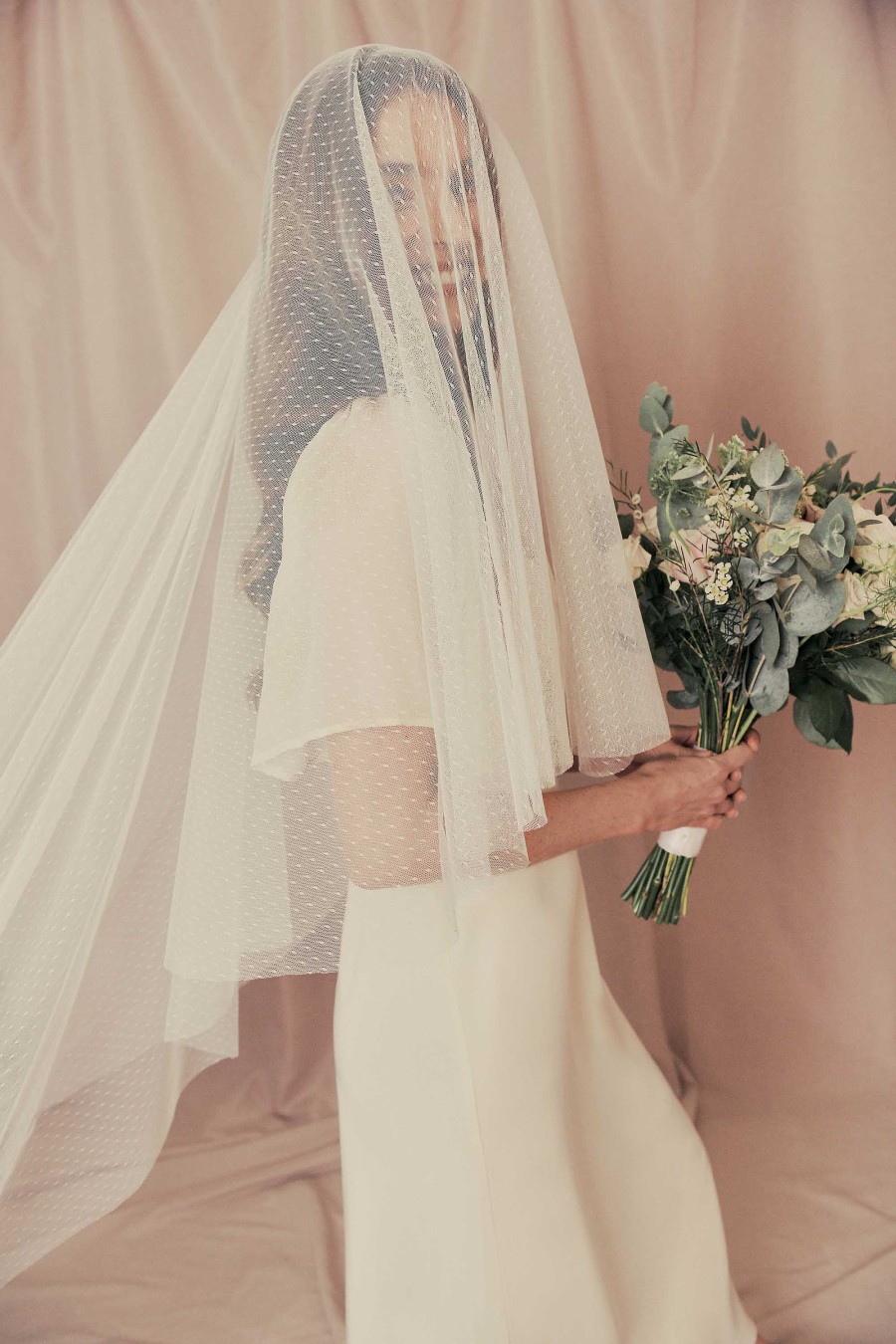 RIXO Lavina Mesh Veil | Ceremony