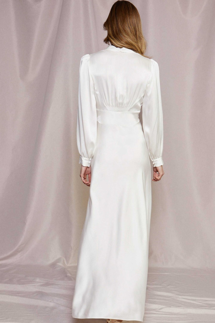 RIXO Emory Silk Maxi Dress | New Bridal