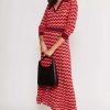 RIXO Annie Knitted Midi Dress | Dresses