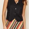 RIXO Norah Waistcoat | Tops