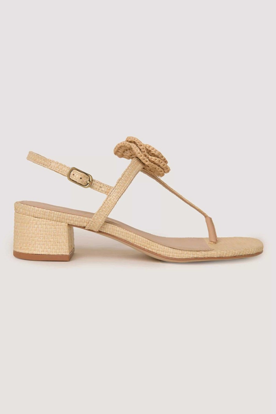 RIXO Kasey Raffia Sandals | Shoes