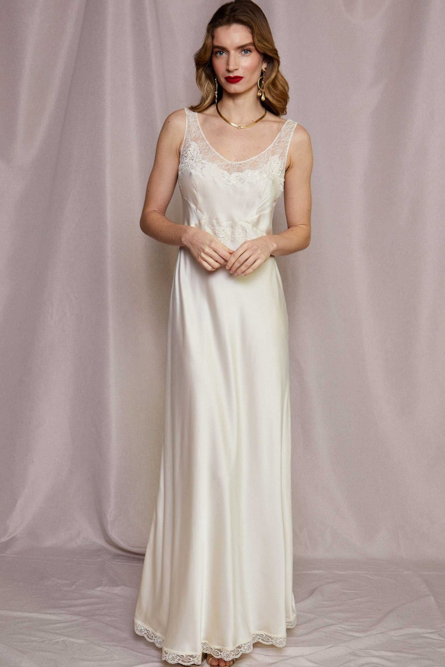 RIXO Aurele Silk Maxi Dress | New Bridal