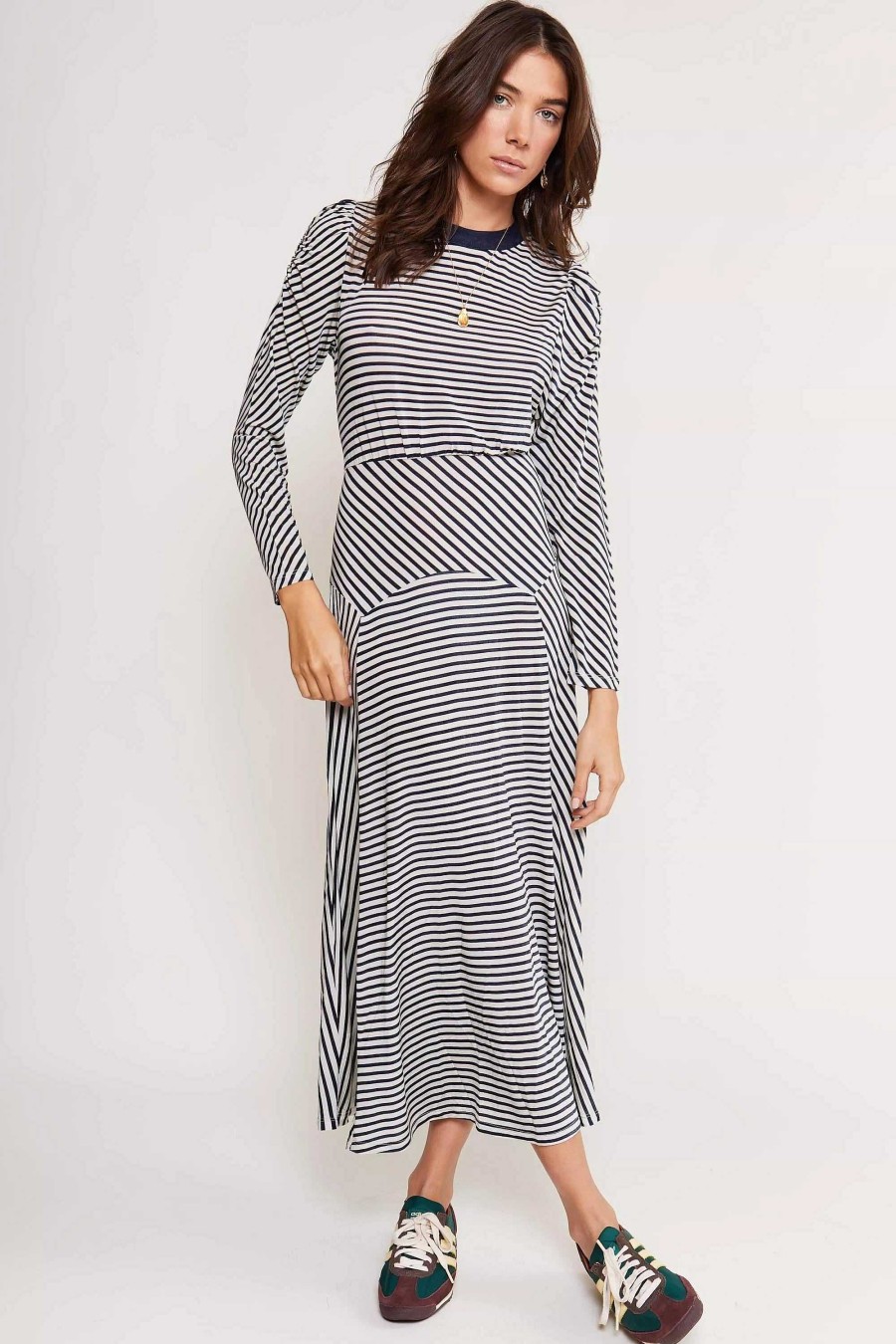 RIXO Cerise Jersey Midi Dress | Staples