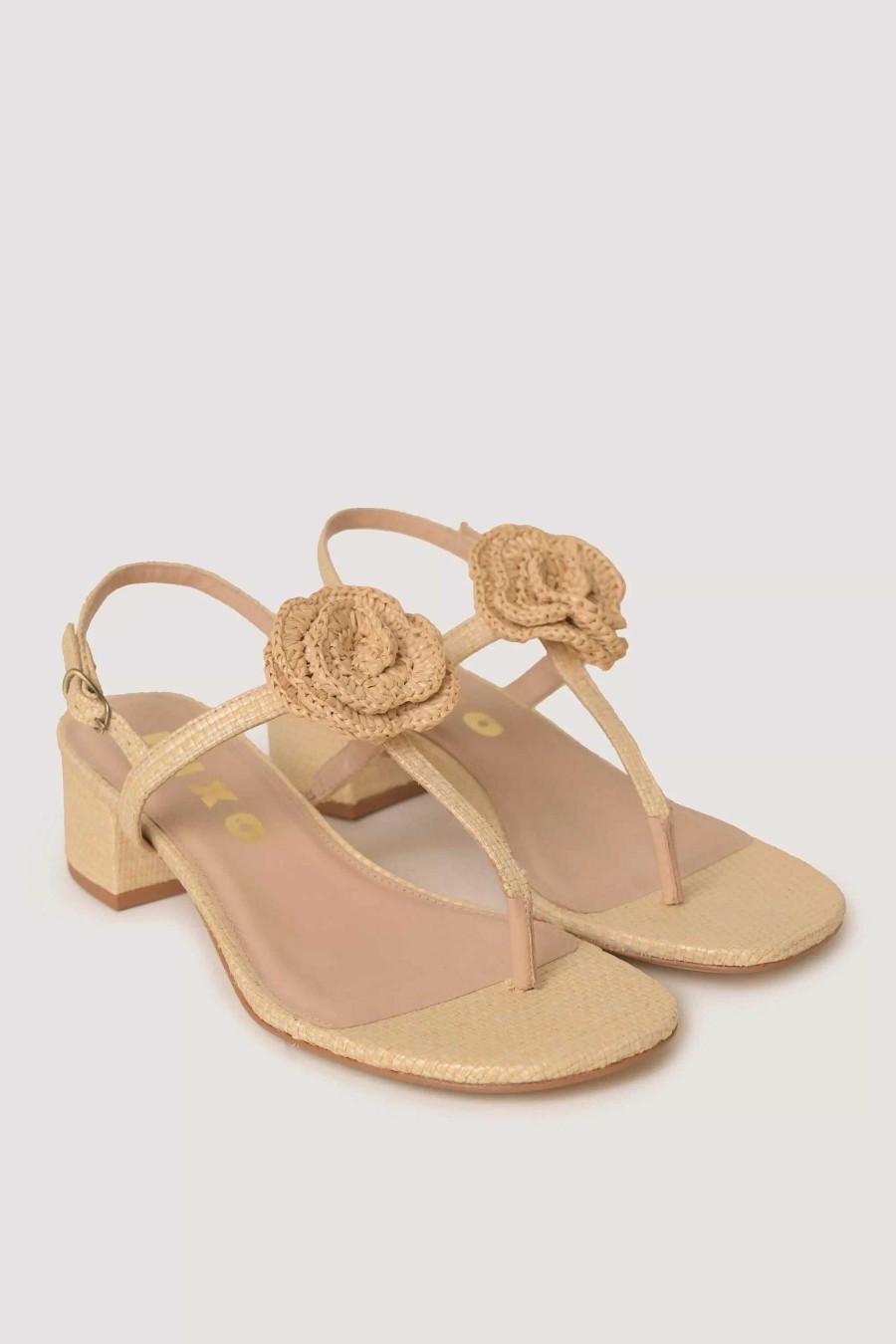 RIXO Kasey Raffia Sandals | Shoes