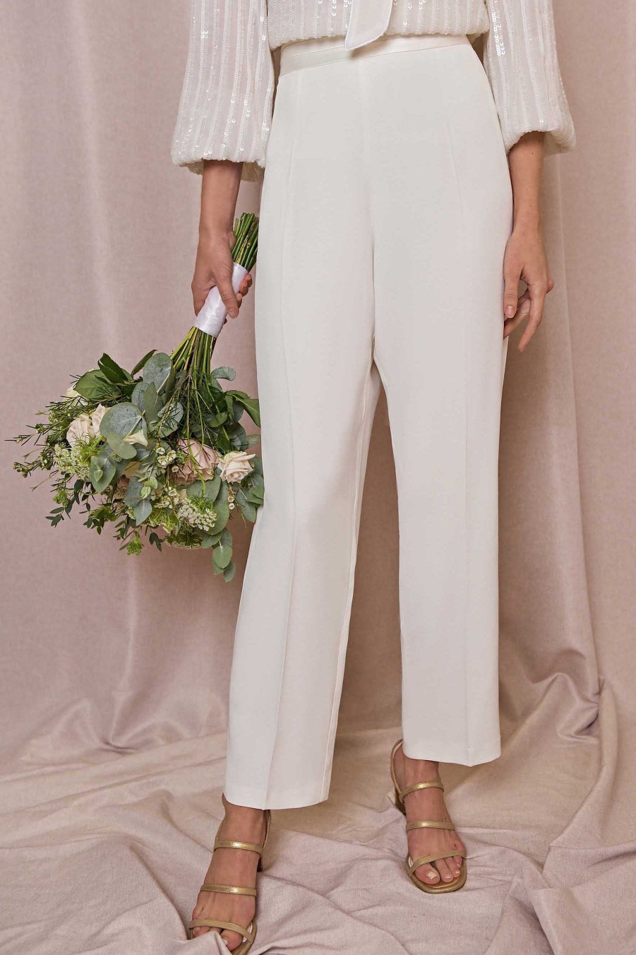 RIXO Keeley Silk Trousers | Registry