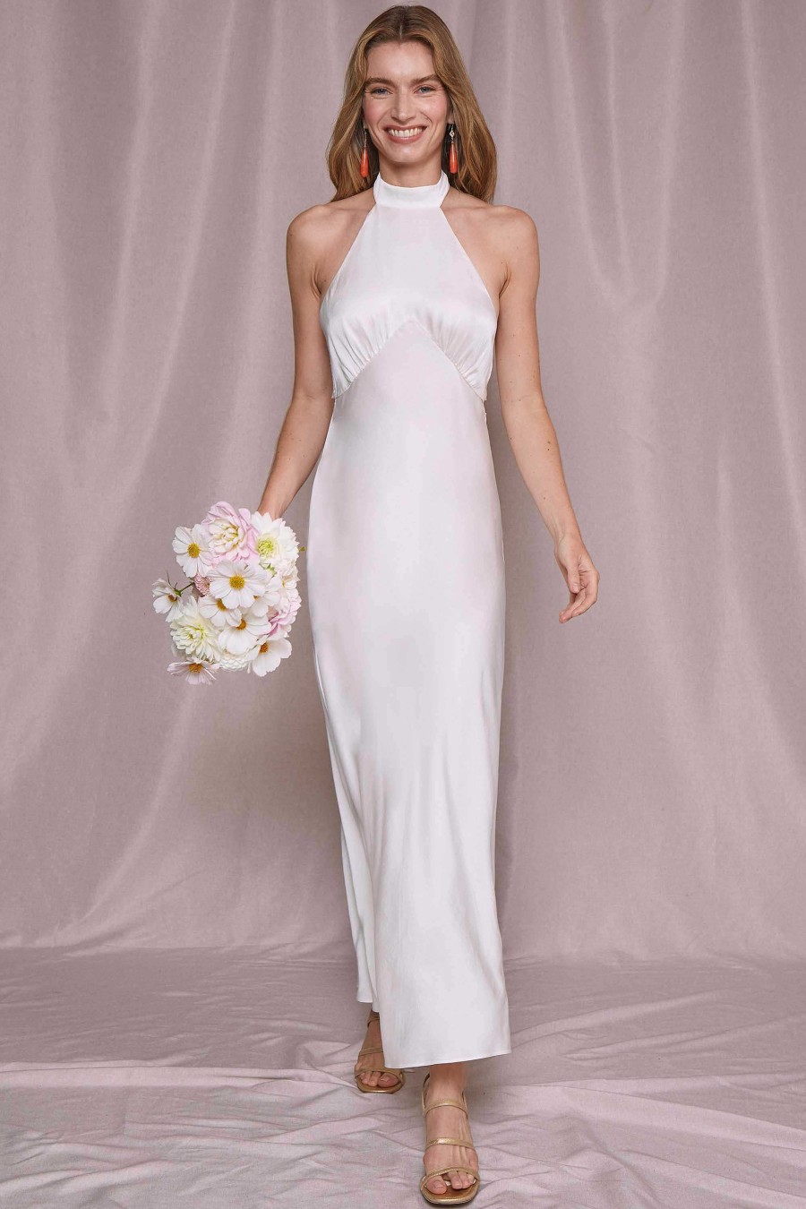 RIXO Crisi Silk Midi Dress | Ceremony