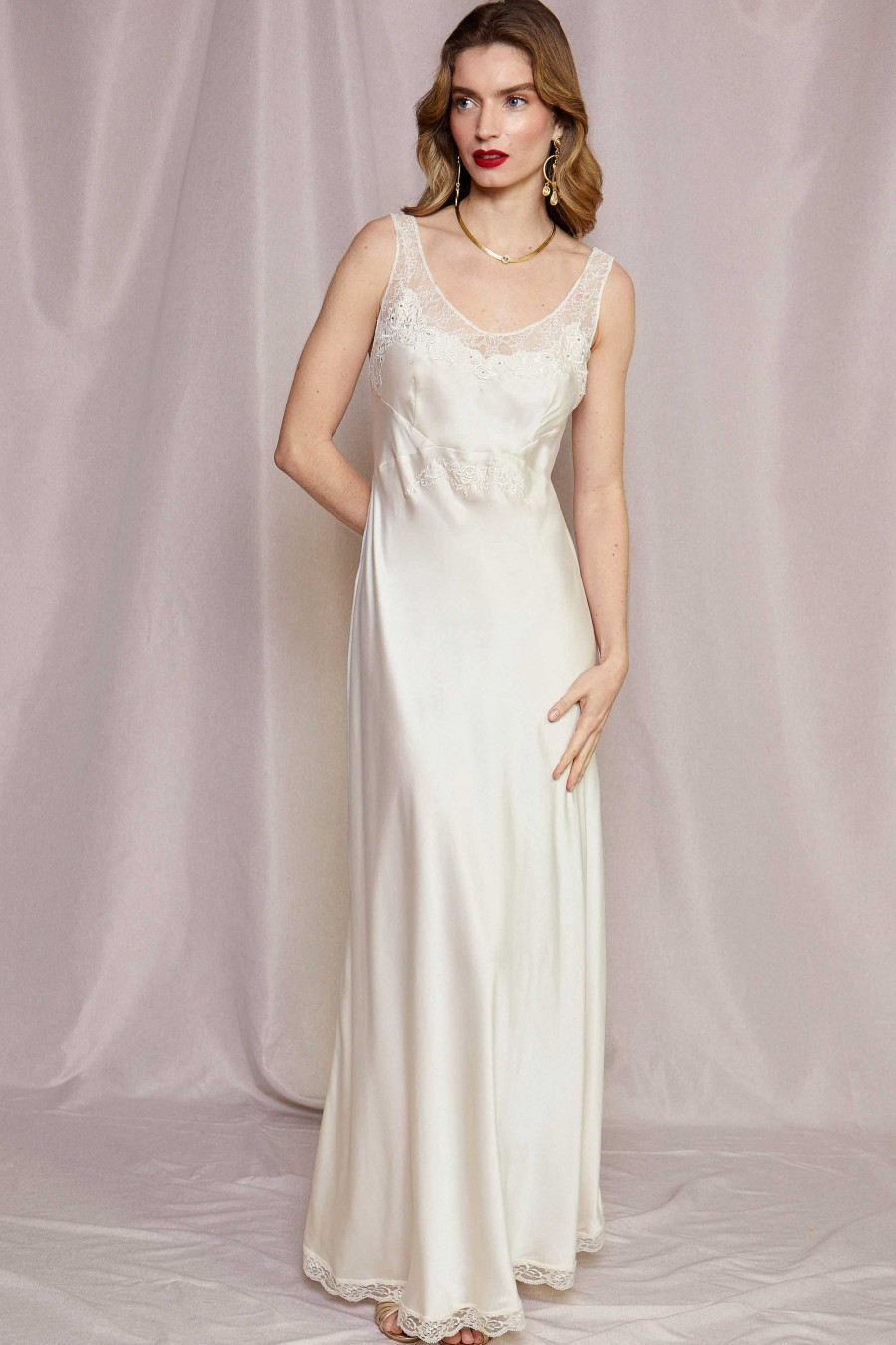 RIXO Aurele Silk Maxi Dress | New Bridal