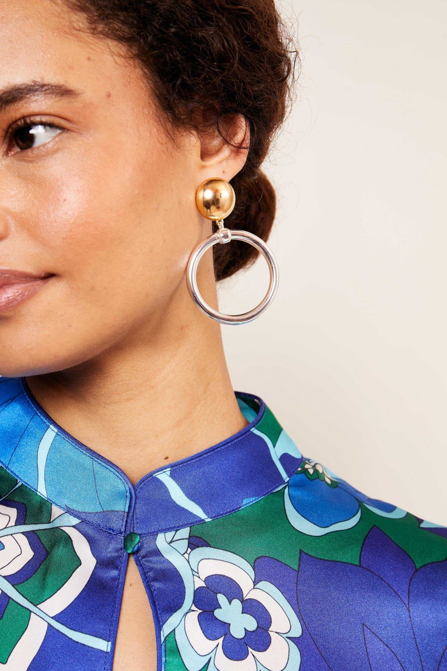 RIXO Ruia Hoop Earrings | Jewellery