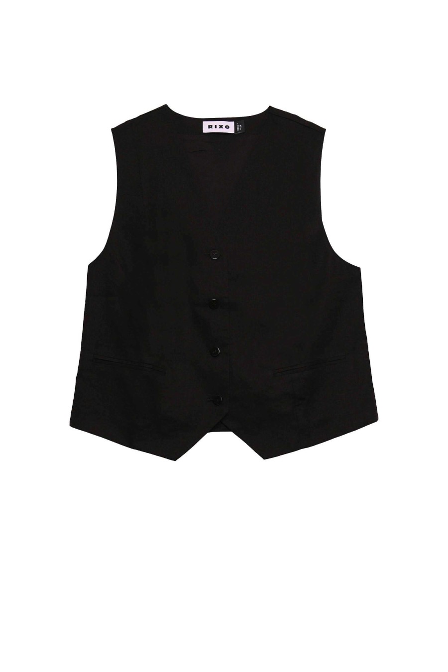 RIXO Norah Waistcoat | Tops